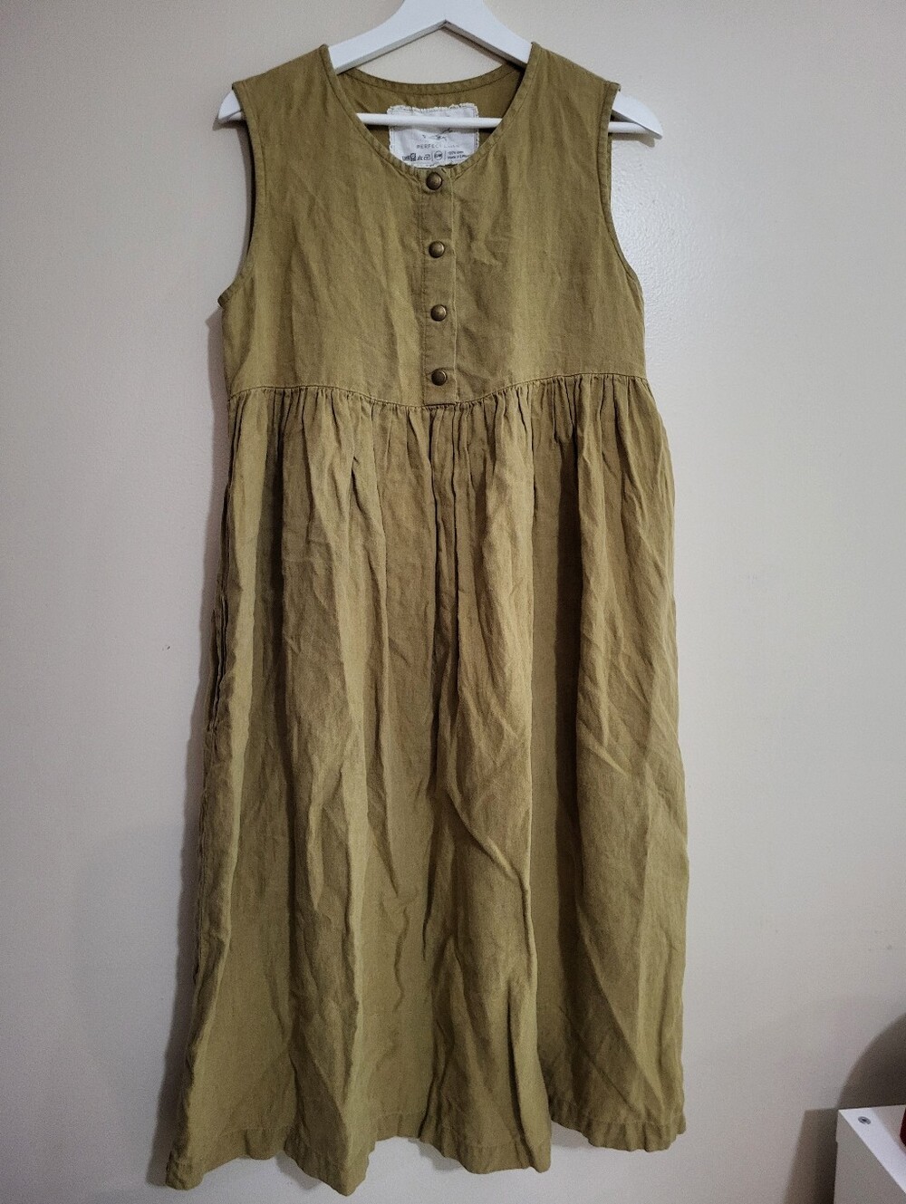 Notperfectlinen Mama Maxi Dress Size S/M